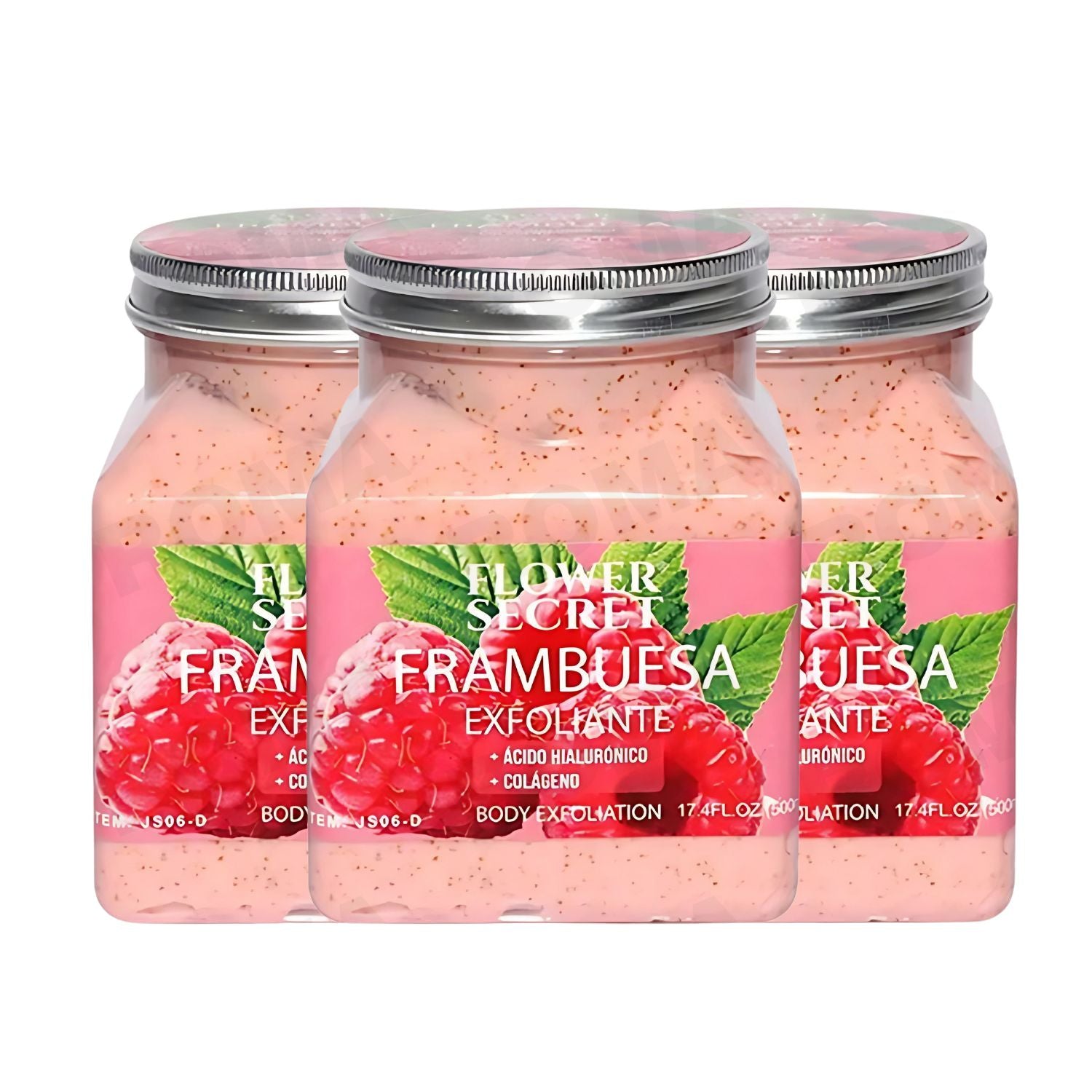 CREMA EXFOLIANTE FRAMBUESA FLOWER SECRECT 500ML