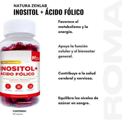 INOSITOL + ÁCIDO FÓLICO PLUS+