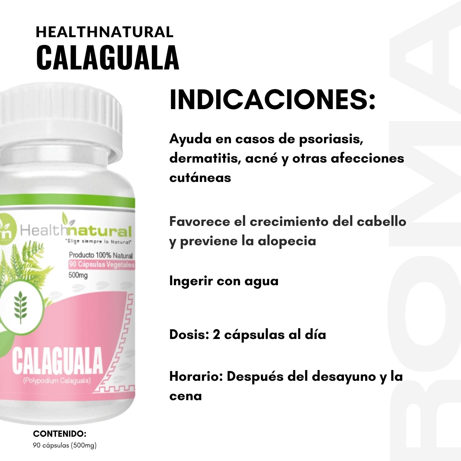 CALAGUALA HEALTHNATURAL 500MG