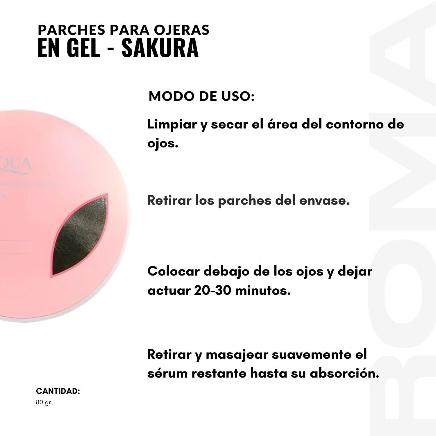 MASCARILLA PARA OJERAS EN GEL – SAKURA 80G BIOAQUA