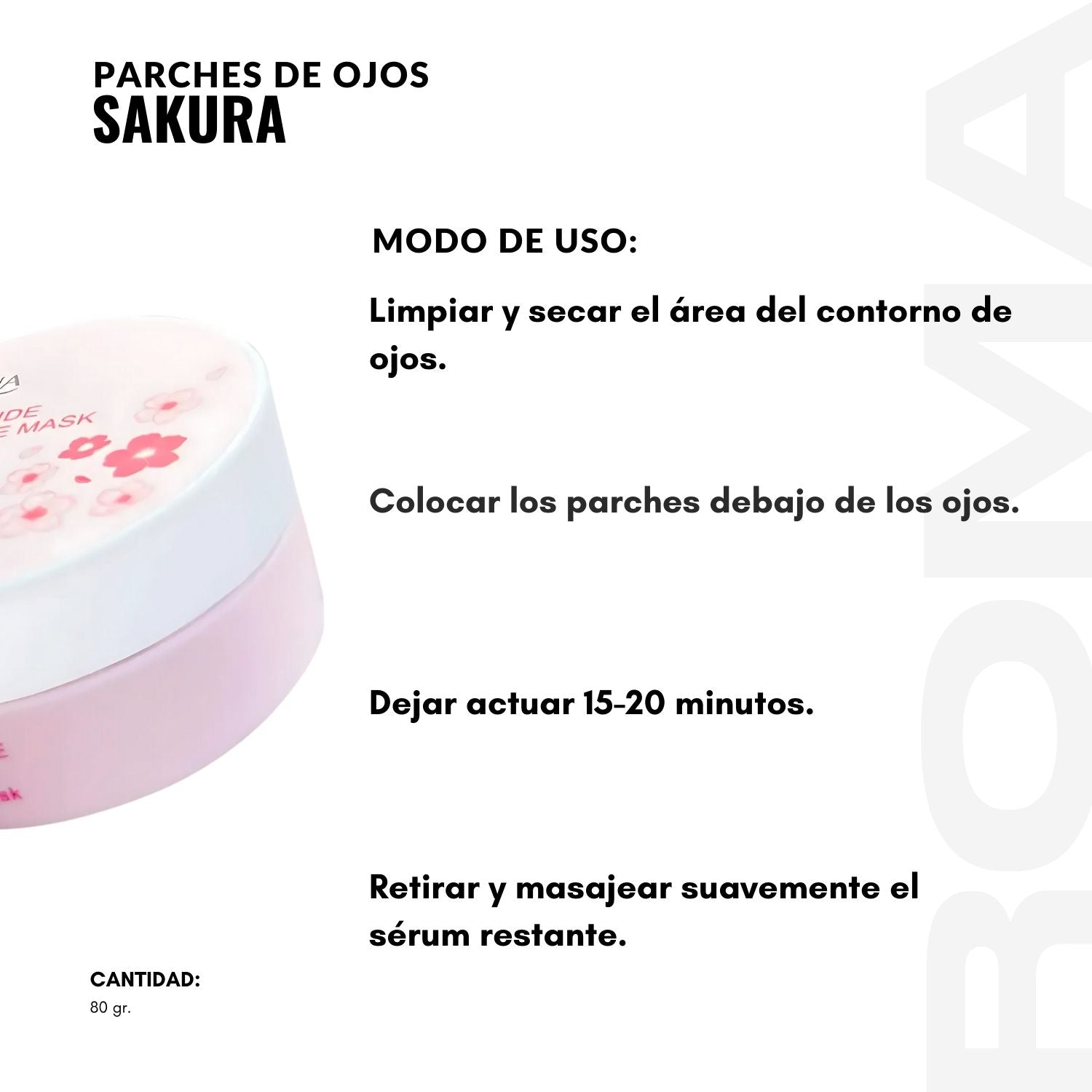 MASCARILLA DE OJOS SAKURA 80G BIOAQUA