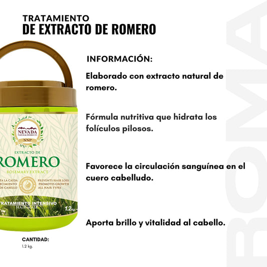 TRATAMIENTO DE EXTRACTO DE ROMERO 1.2KG