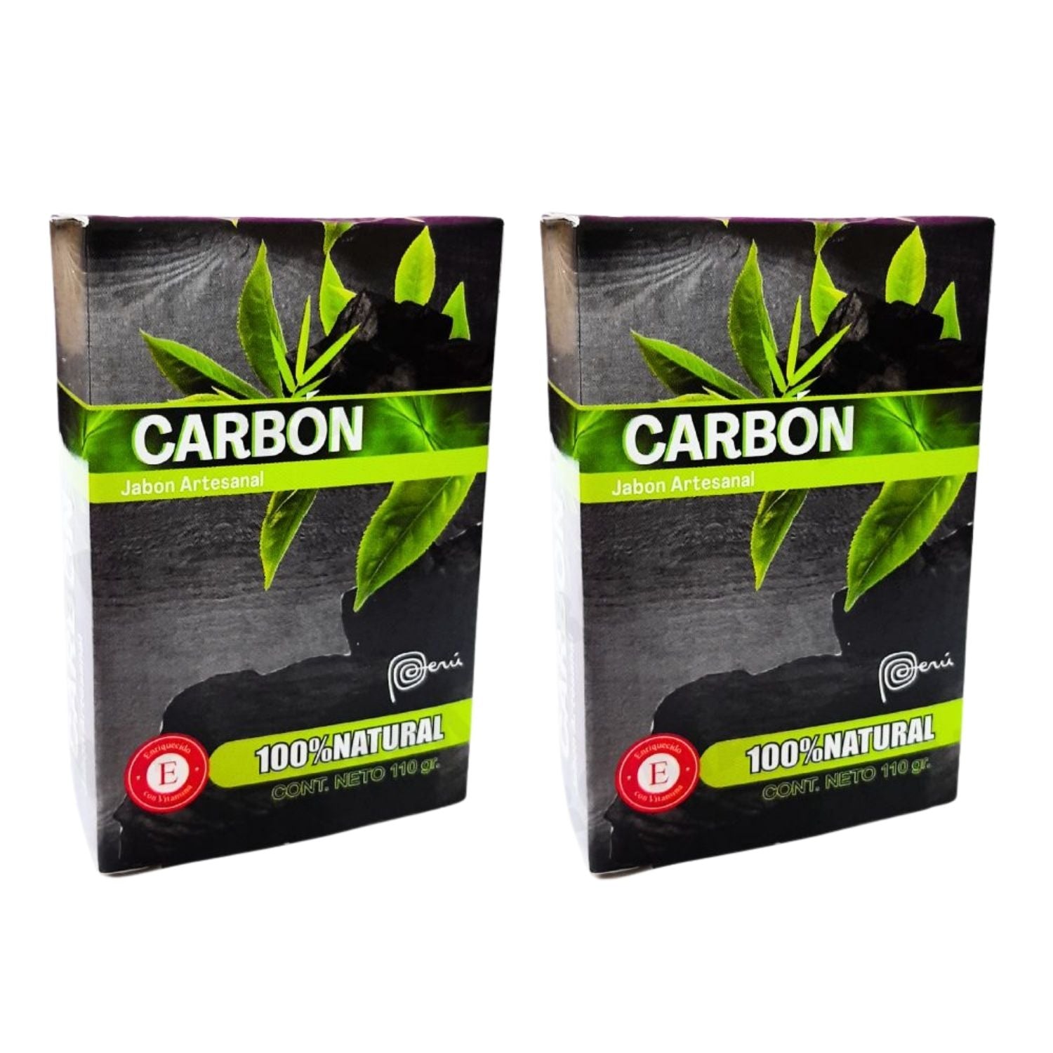 JABÓN EN BARRA DE CARBÓN ACTIVADO 110G