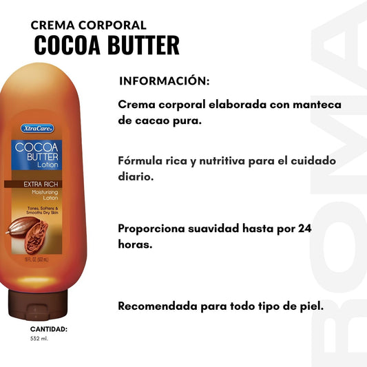 CREMA CORPORAL COCOA BUTTER 532M