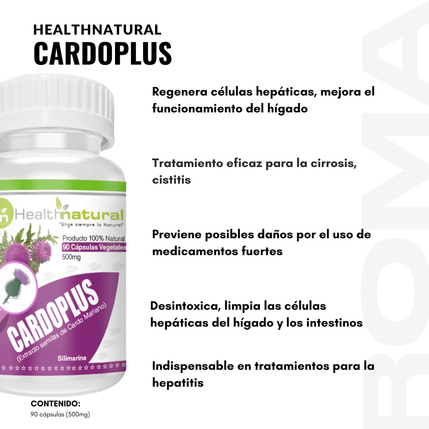 CARDOPLUS HEALTHNATURAL 500MG