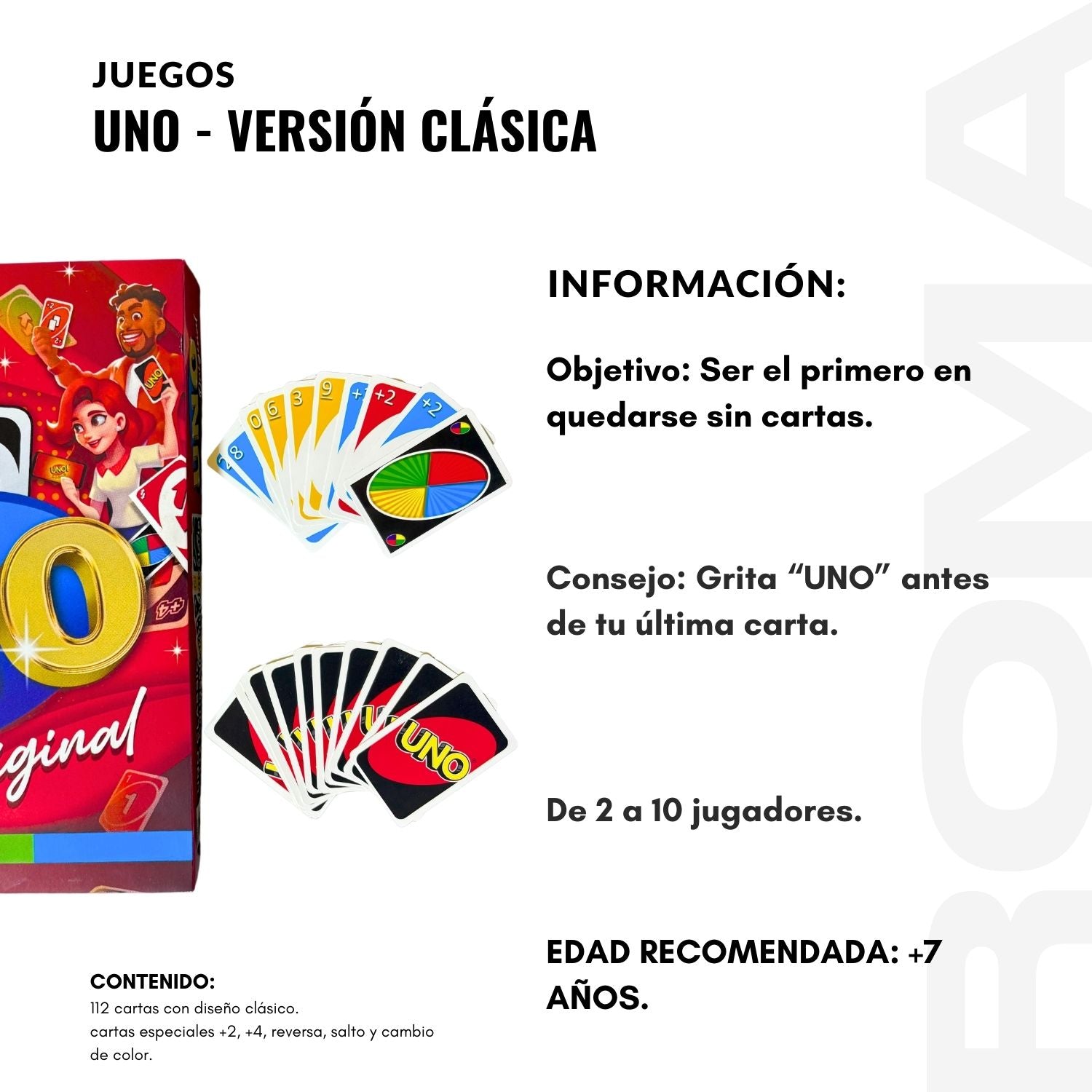 UNO – VERSIÓN CLÁSICA