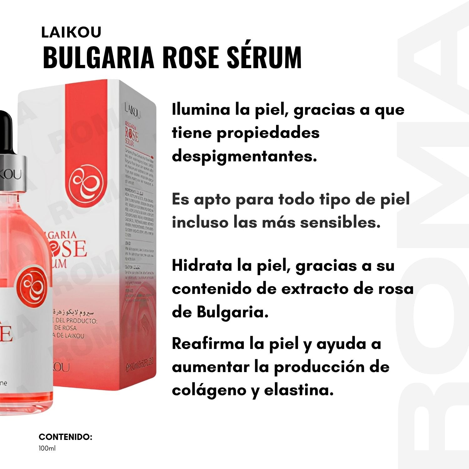 SERUM BULGARIA ROSE LAIKOU 100ML