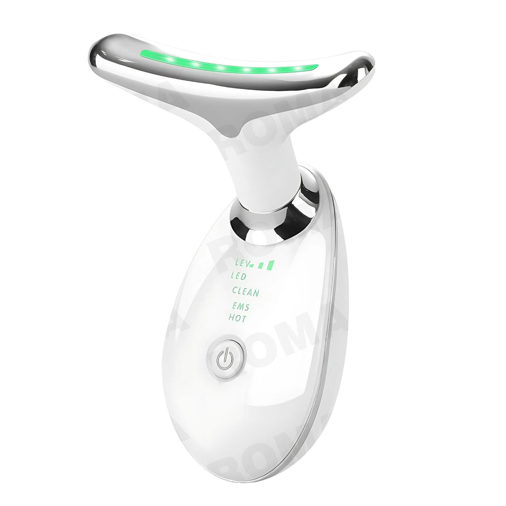 MASAJEADOR DE ROSTRO RECARGABLE CON LUZ LED