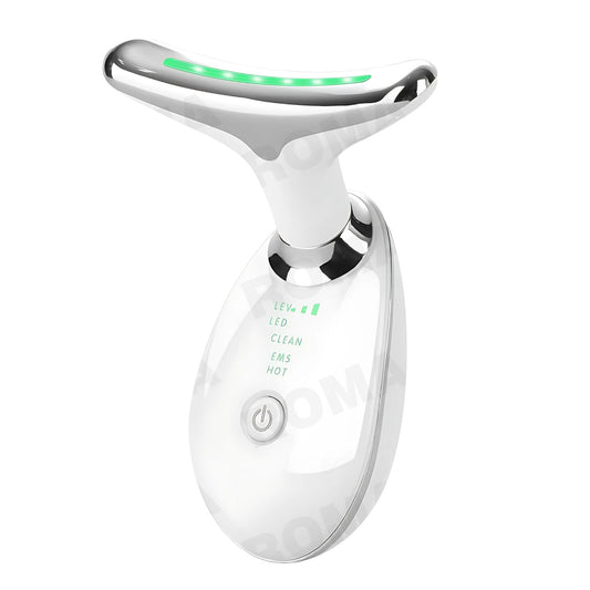 MASAJEADOR DE ROSTRO RECARGABLE CON LUZ LED