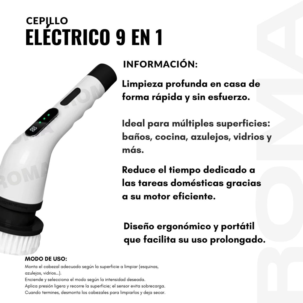 CEPILLO ELÉCTRICO 9 EN 1