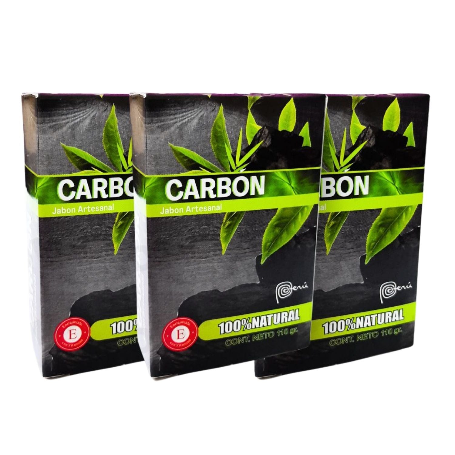 JABÓN EN BARRA DE CARBÓN ACTIVADO 110G