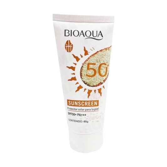 PROTECTOR SOLAR DE ARROZ SPF50 BIOAQUA 60G