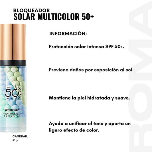BLOQUEADOR SOLAR MULTICOLOR 40G BIOAQUA