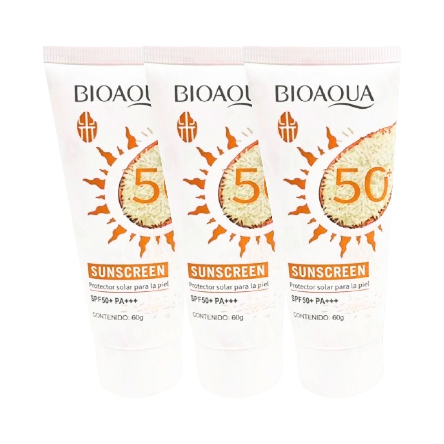 PROTECTOR SOLAR DE ARROZ SPF50 BIOAQUA 60G