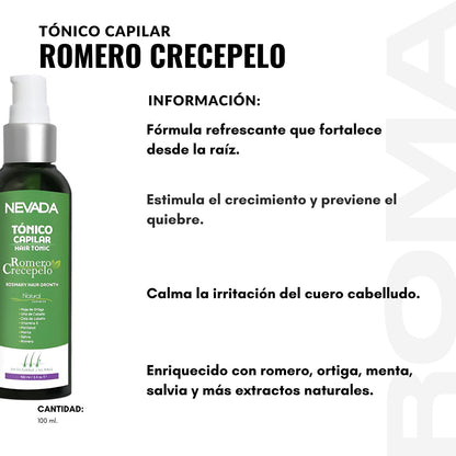 TÓNICO CAPILAR ROMERON CRECEPELO 100ML