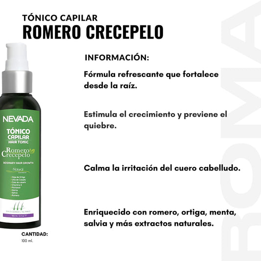 TÓNICO CAPILAR ROMERON CRECEPELO 100ML