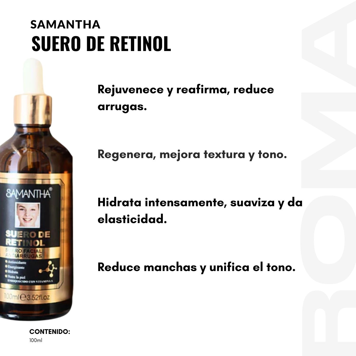 SUERO DE RETINOL 100ML SAMANTHA