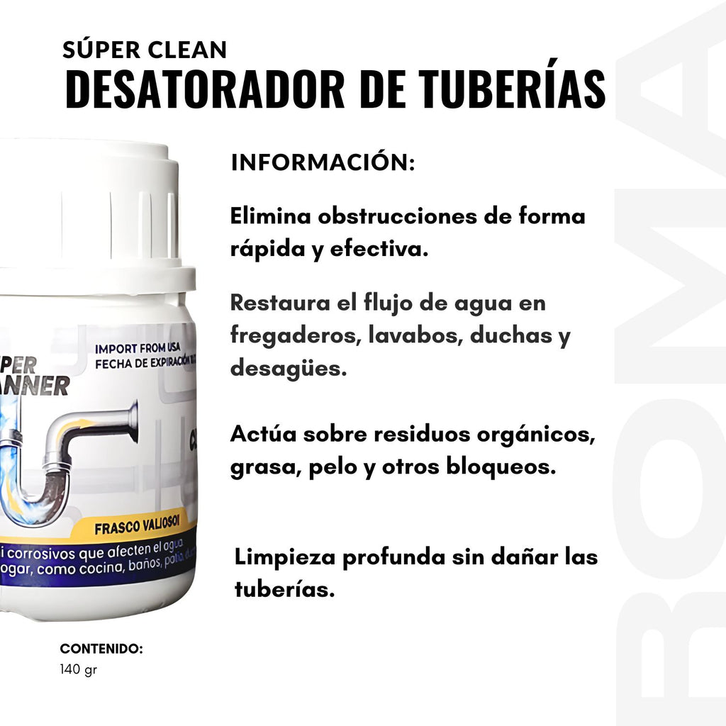 DESATORADOR DE TUBERÍAS
