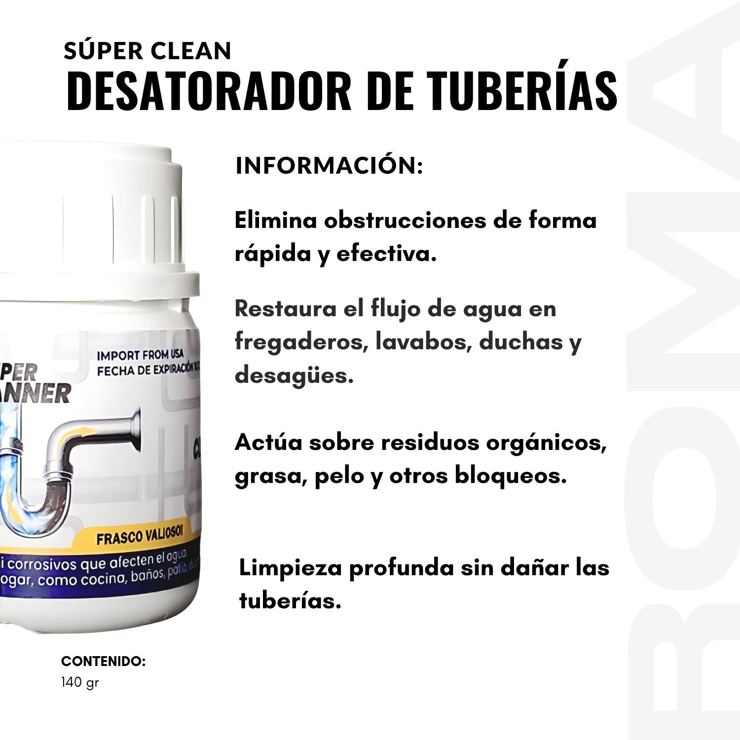 DESATORADOR DE TUBERÍAS