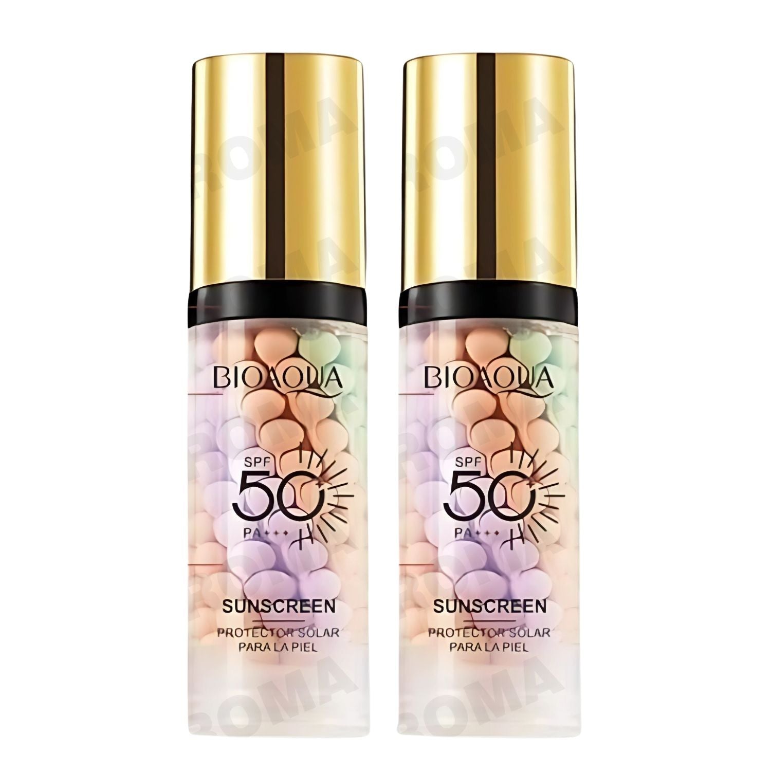 BLOQUEADOR SOLAR MULTICOLOR SPF50 BIOAQUA 40G