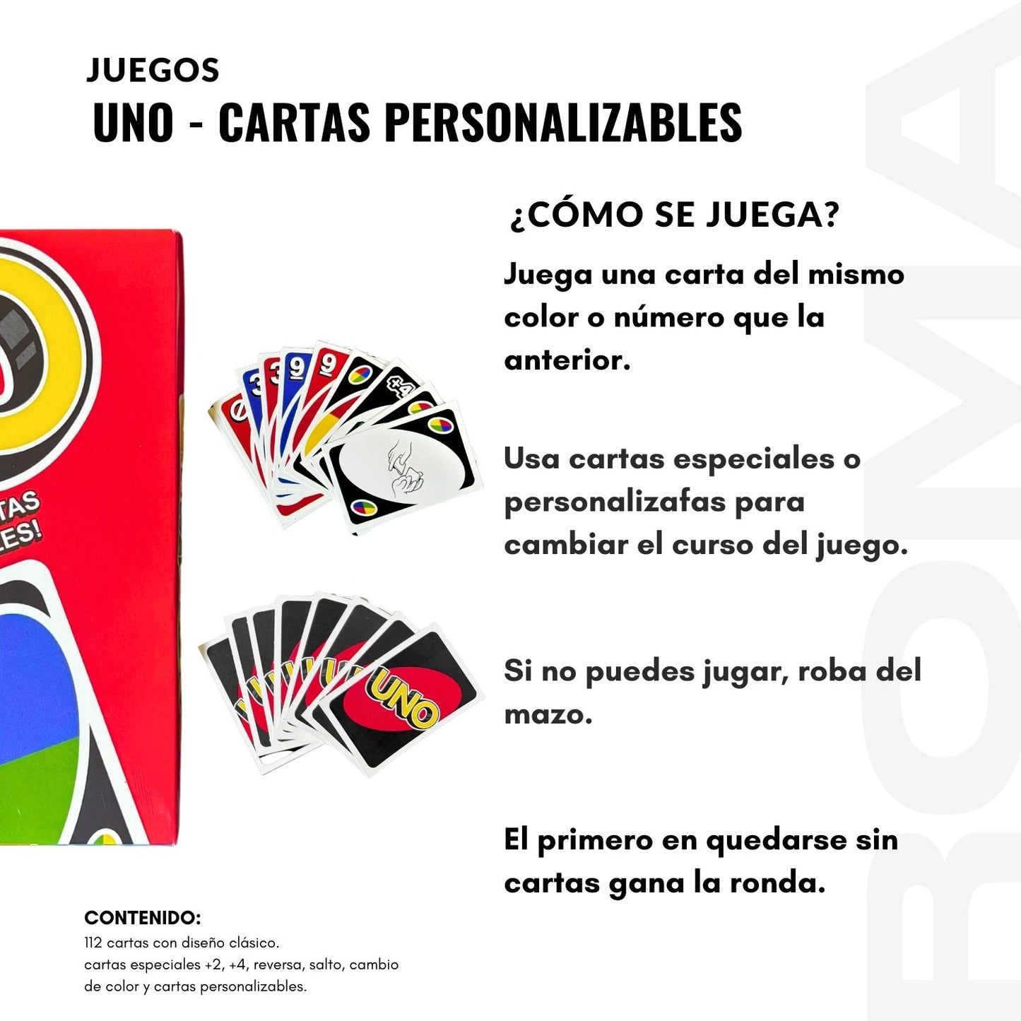 UNO – CARTAS PERSONALIZABLES
