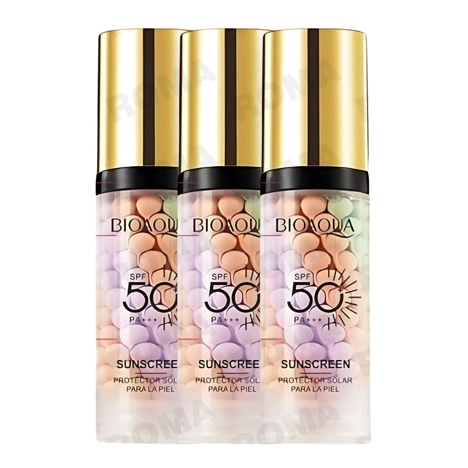 BLOQUEADOR SOLAR MULTICOLOR SPF50 BIOAQUA 40G