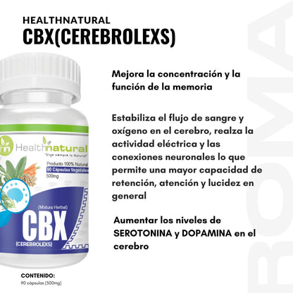 CBX(CEREBROLEXS) HEALTHNATURAL 500MG