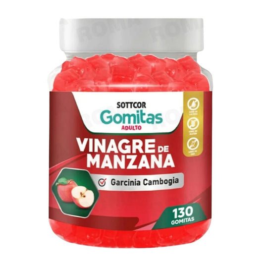 GOMITAS VINAGRE DE MANZANA 130UND