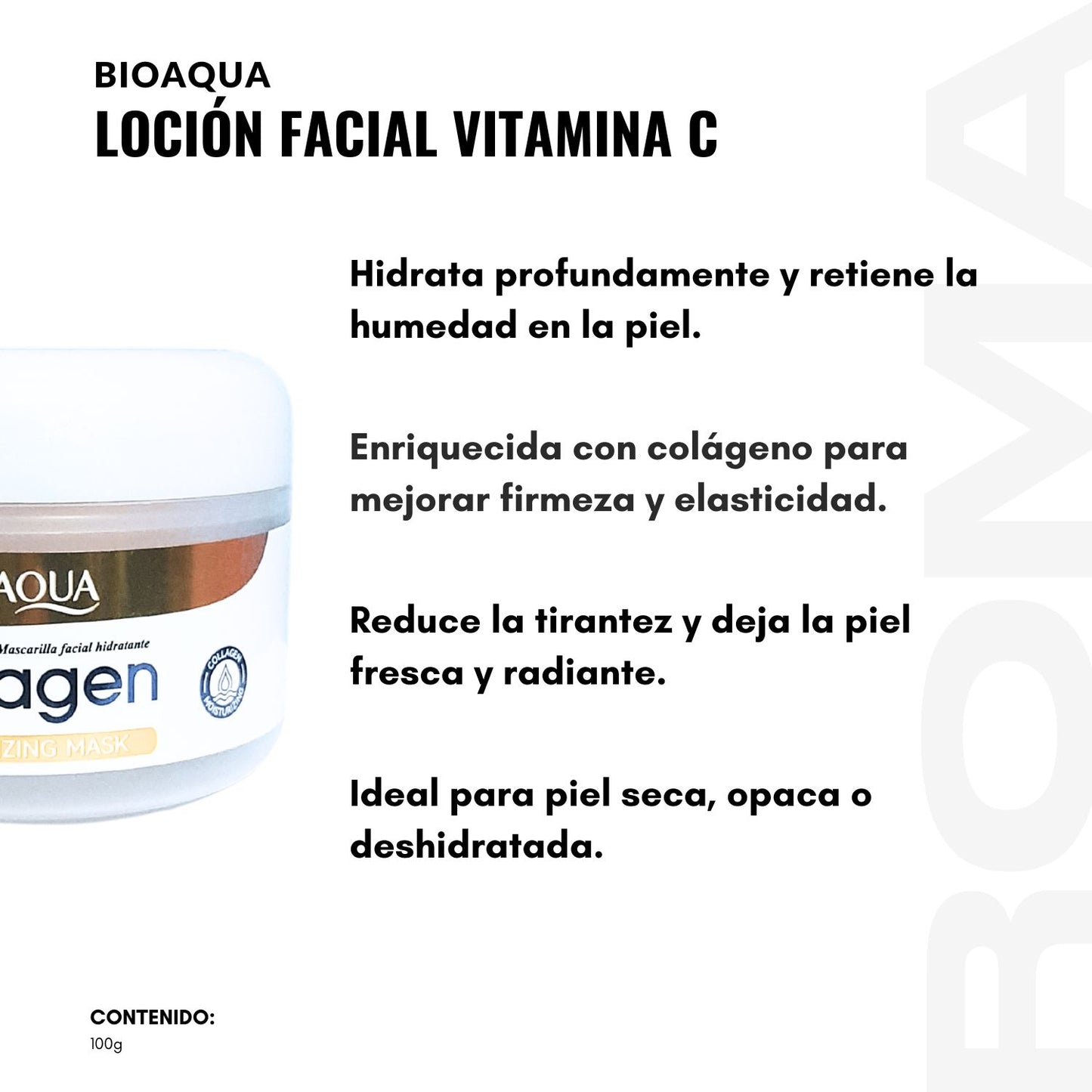 MASCARILLA FACIAL COLLAGEN MOISTURIZING MASK 100G BIOAQUA