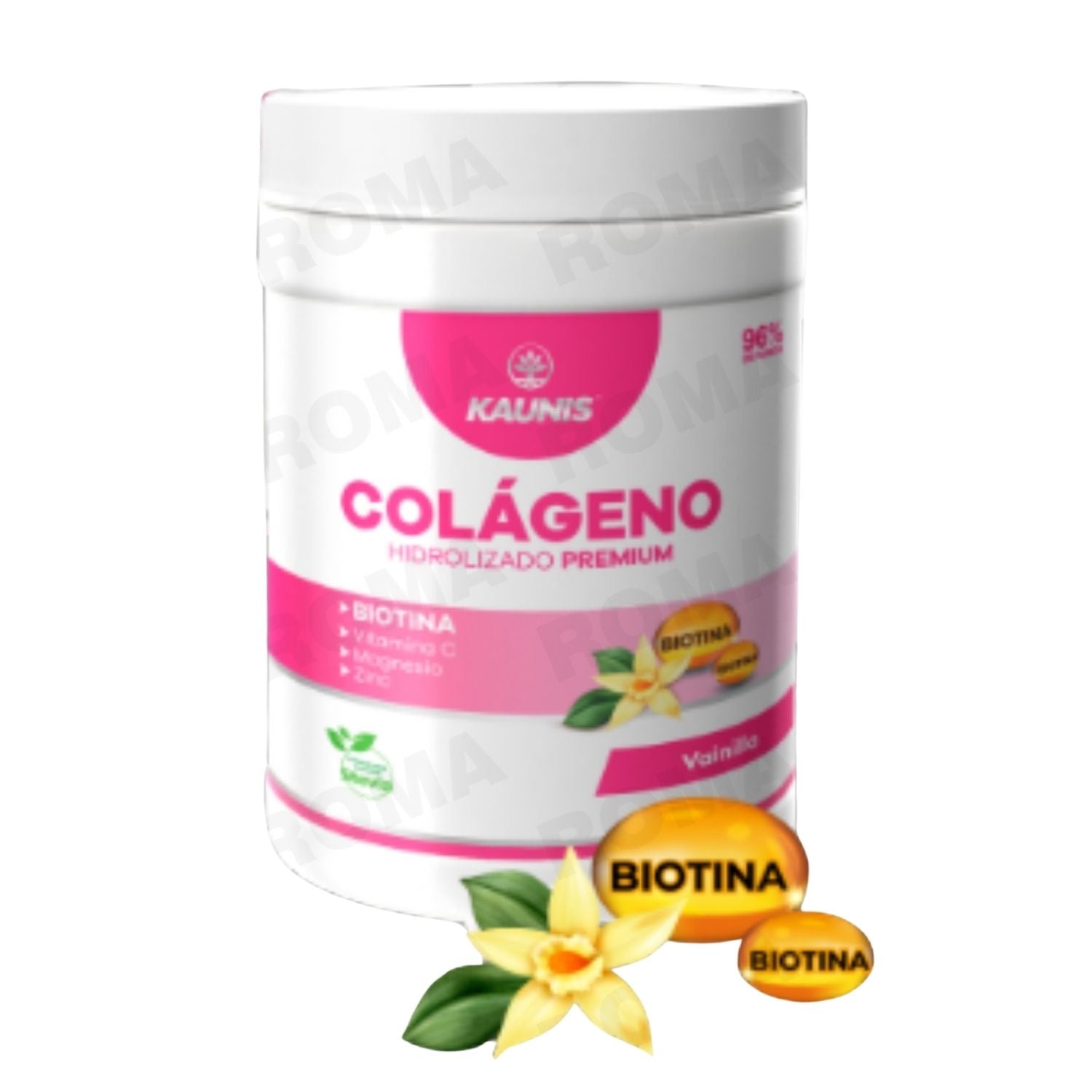 COLÁGENO HIDROLIZADO BIOTINA VAINILLA 500G