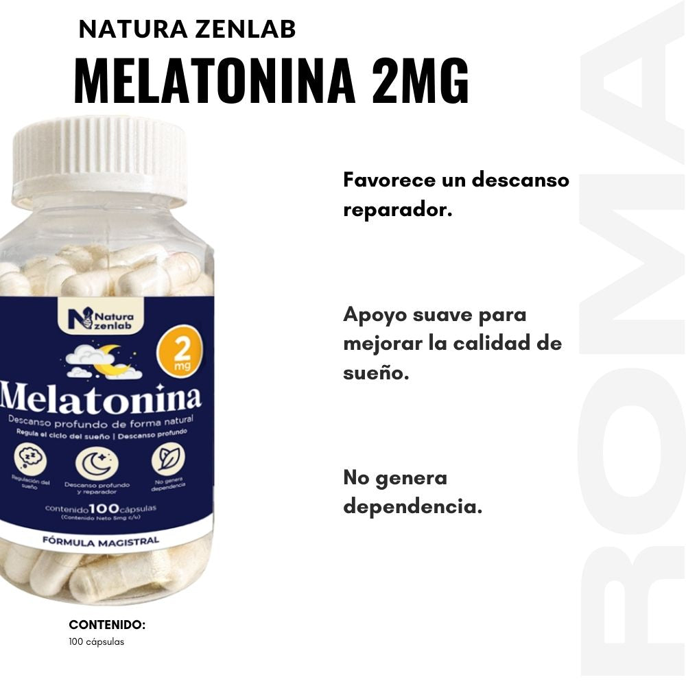 MELATONINA 2MG PLUS+