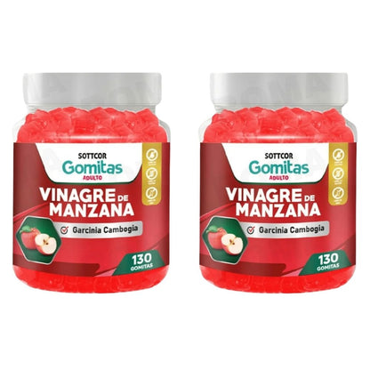 GOMITAS VINAGRE DE MANZANA 130UND