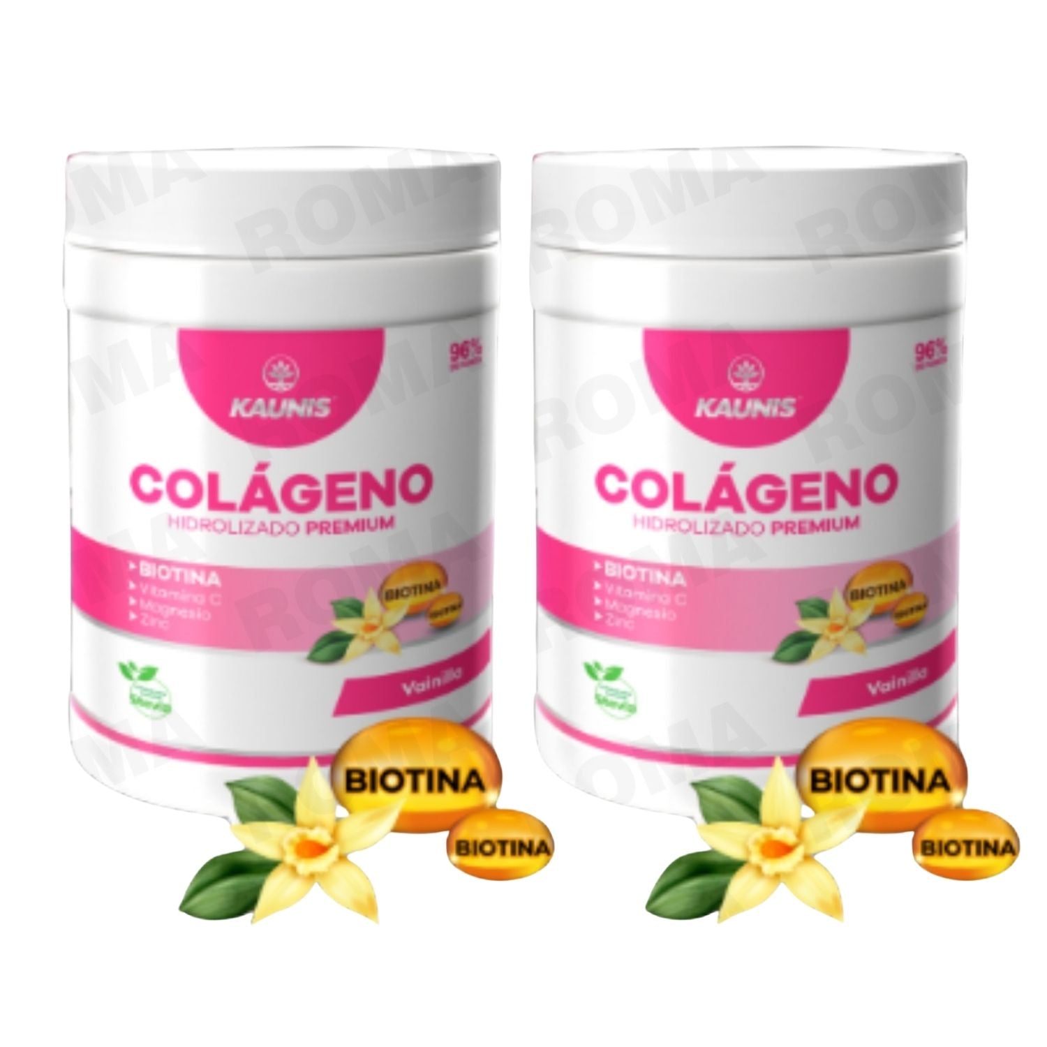 COLÁGENO HIDROLIZADO BIOTINA VAINILLA 500G