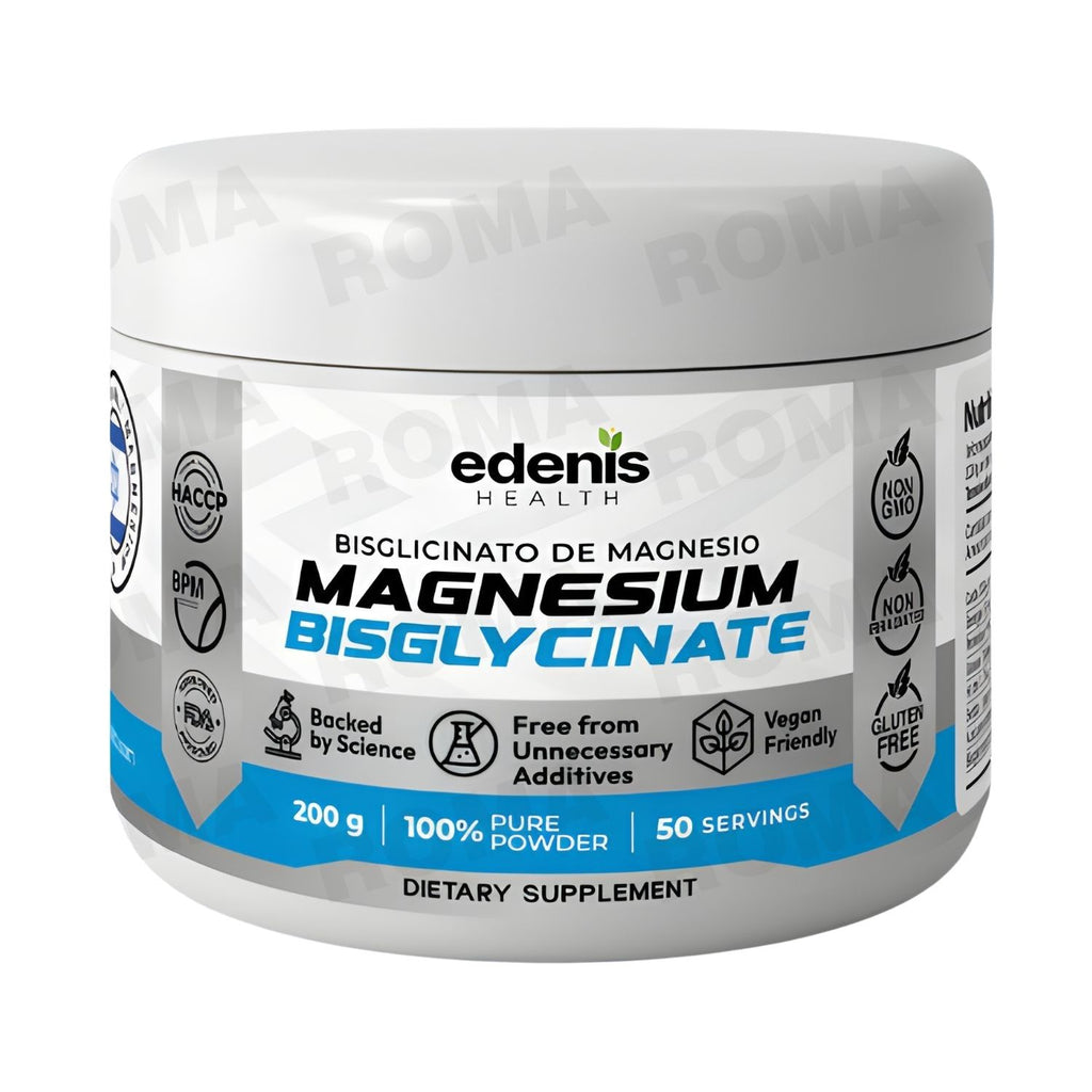 BISGLICINATO DE MAGNESIO 200G EN POLVO EDENIS HEALTH