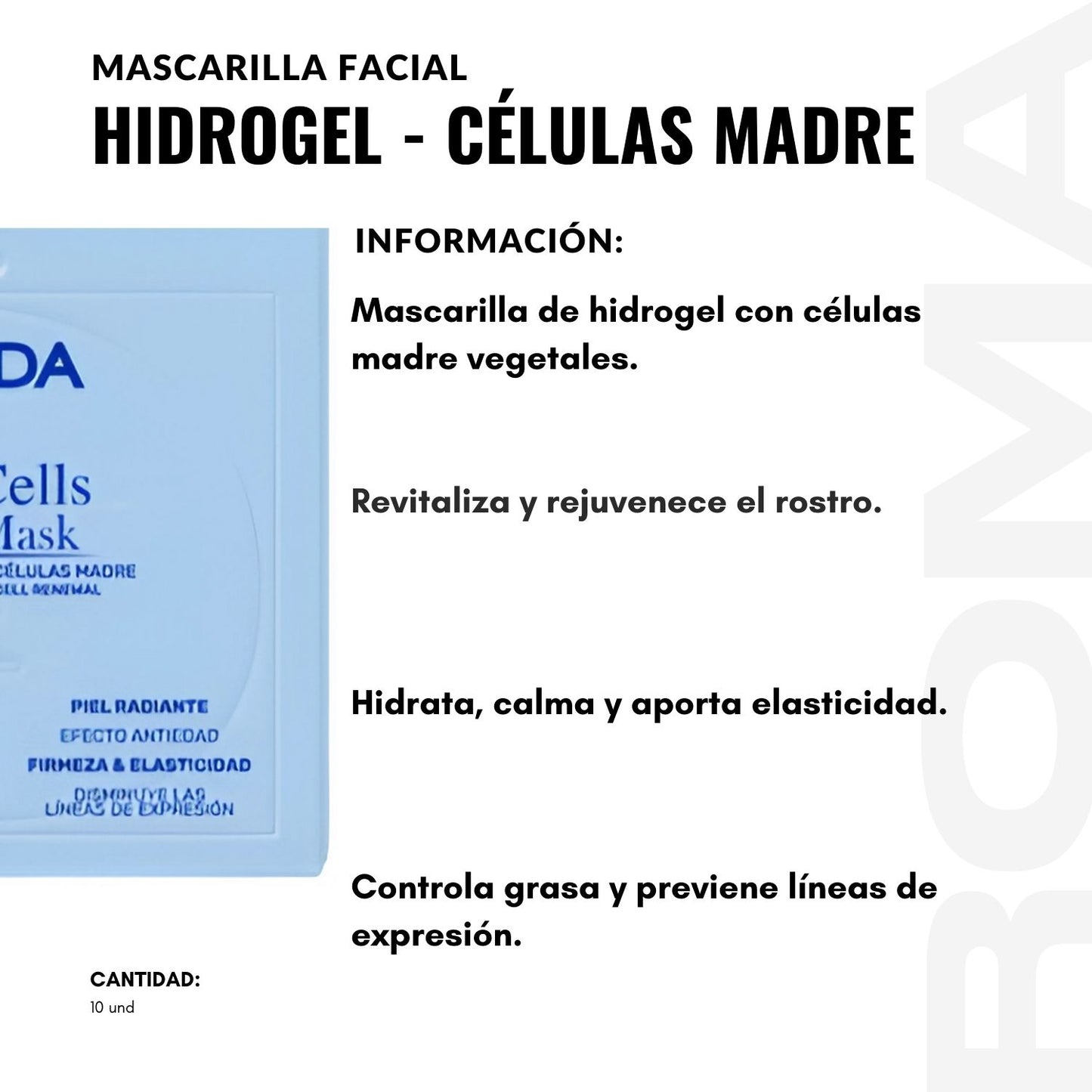 MASCARILLA HIDROGEL – CÉLULAS MADRE NEVADA
