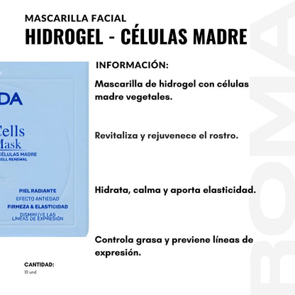 MASCARILLA HIDROGEL – CÉLULAS MADRE NEVADA