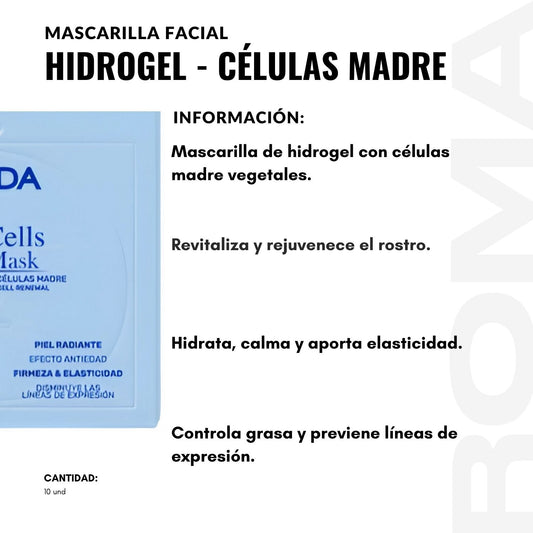 MASCARILLA HIDROGEL – CÉLULAS MADRE NEVADA