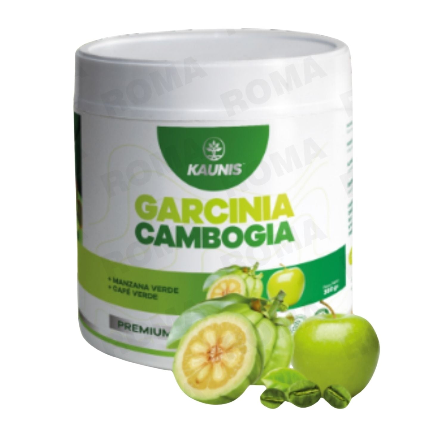 GARCINIA CAMBOGIA MANZANA VERDE + CAFÉ VERDE 350G