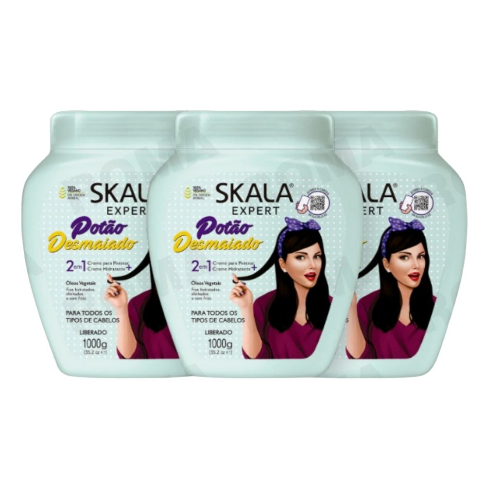 CREMA TRATAMIENTO CAPILAR SKALA PELO DESMAIADO