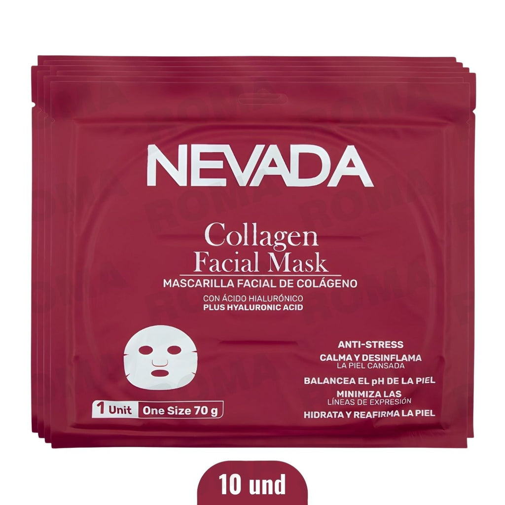 MASCARILLA HIDROGEL – COLÁGENO NEVADA