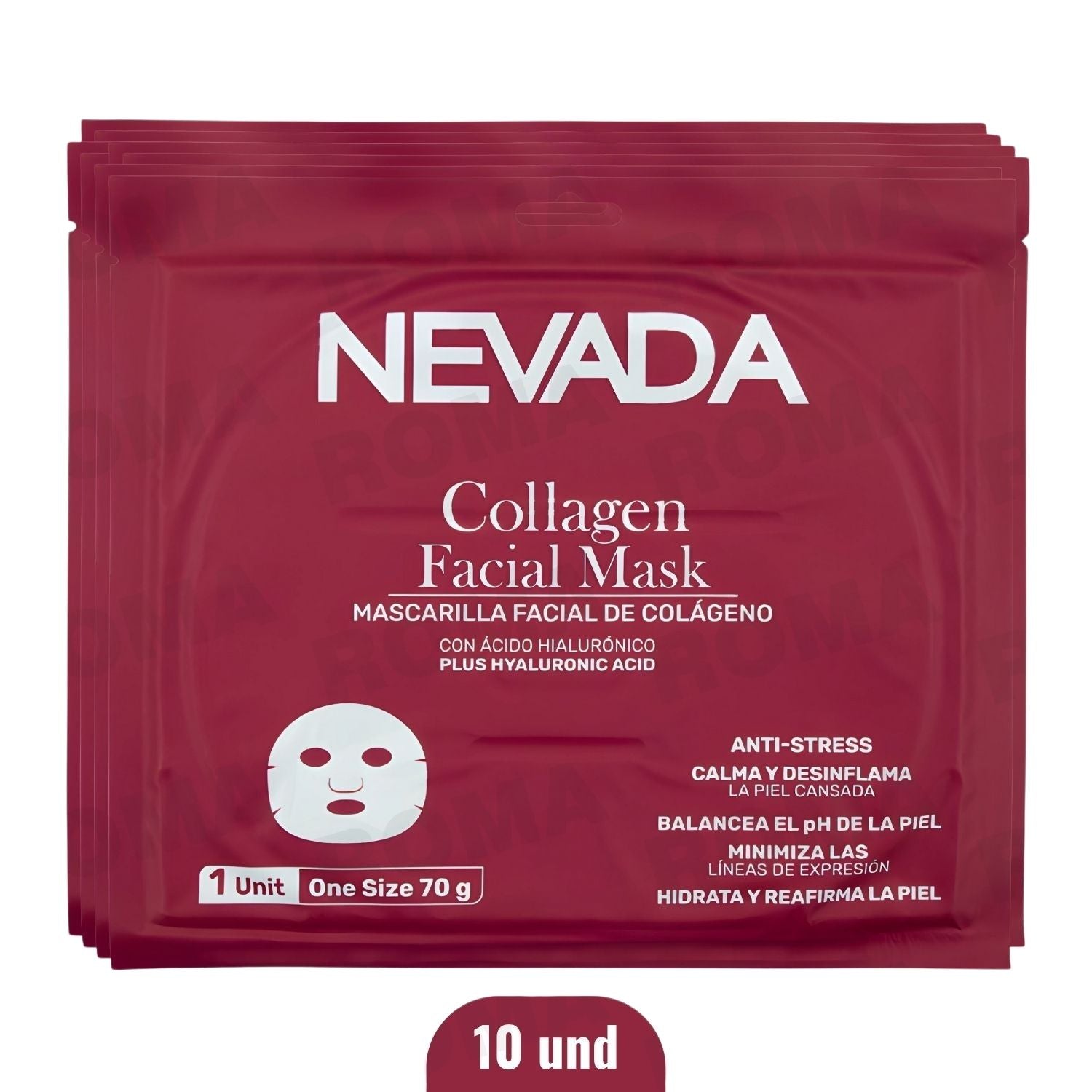 MASCARILLA HIDROGEL – COLÁGENO NEVADA