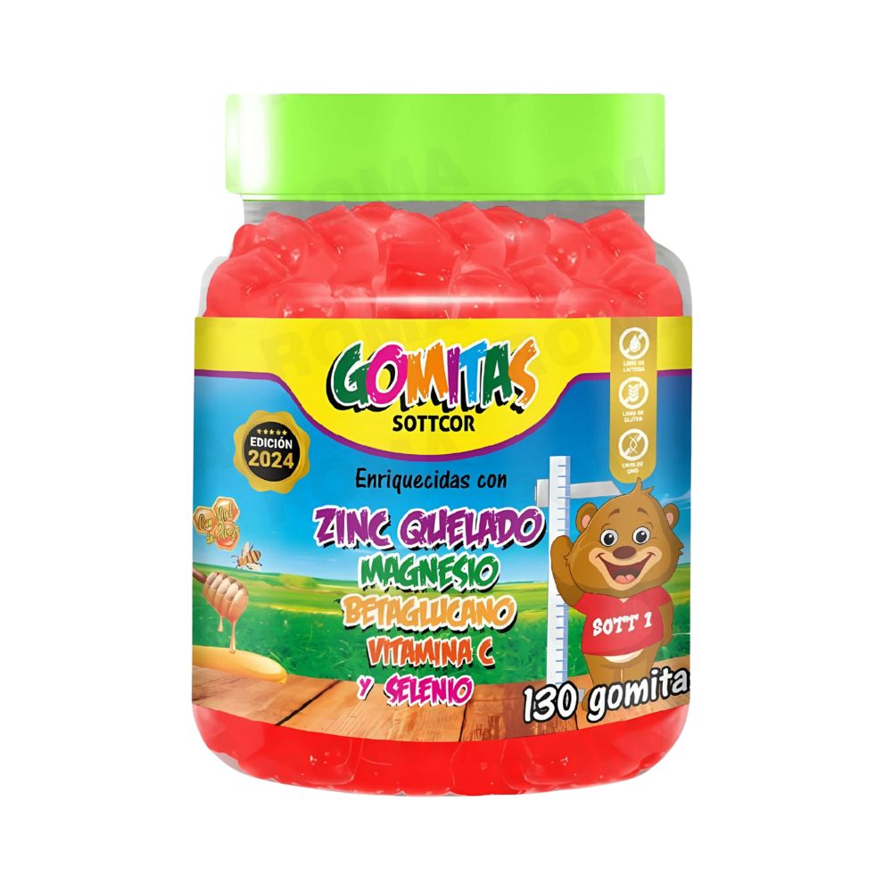 GOMITAS ZINC NIÑOS 130UND