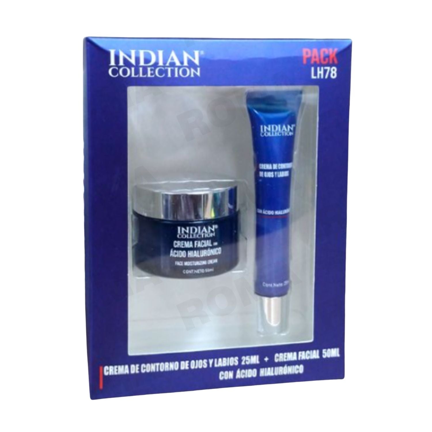 CREMA FACIAL CON ÁCIDO HIALURÓNICO Y CONTORNO DE OJOS FLOWER SECRET