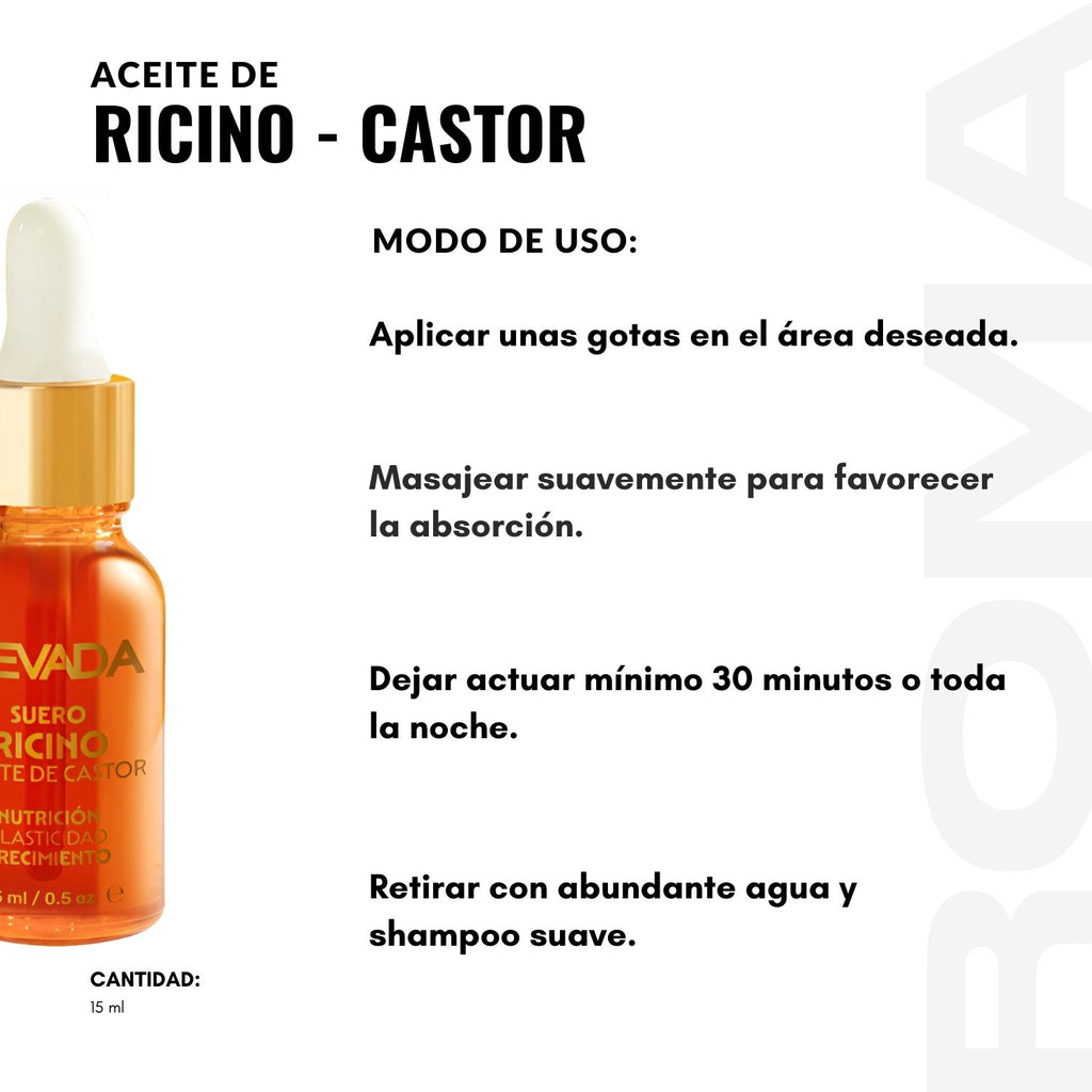 ACEITE DE CASTOR SUERO RICINO 15ML NEVADA