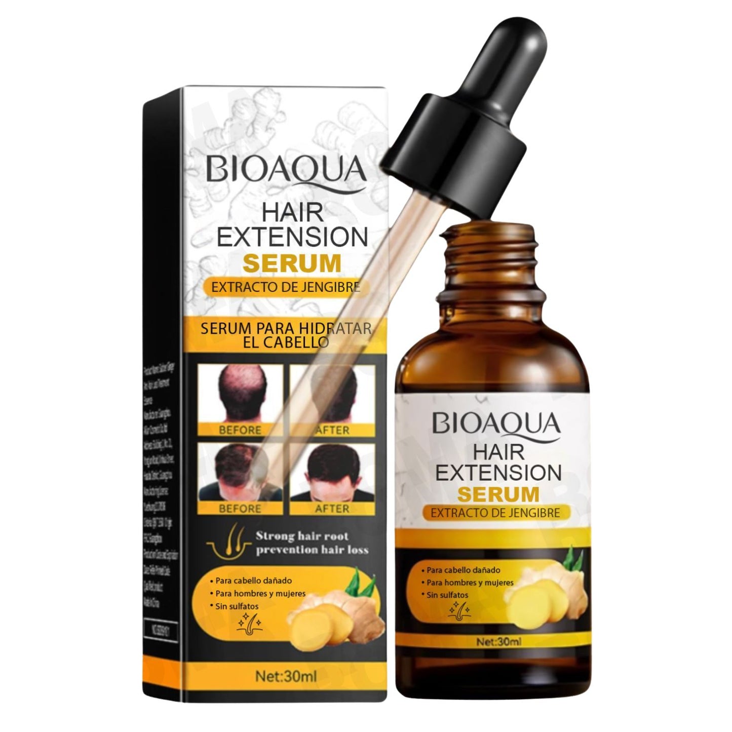 SERUM CON EXTRACTO DE JENGIBRE BIOAQUA 100ML