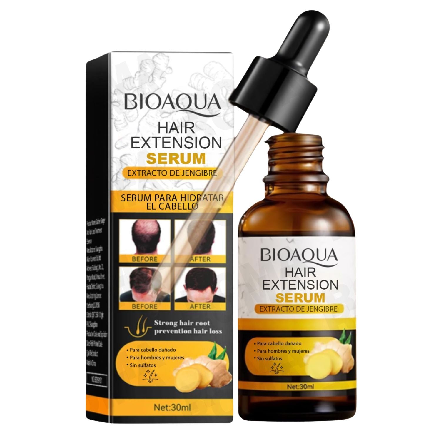 SERUM CON EXTRACTO DE JENGIBRE BIOAQUA 100ML