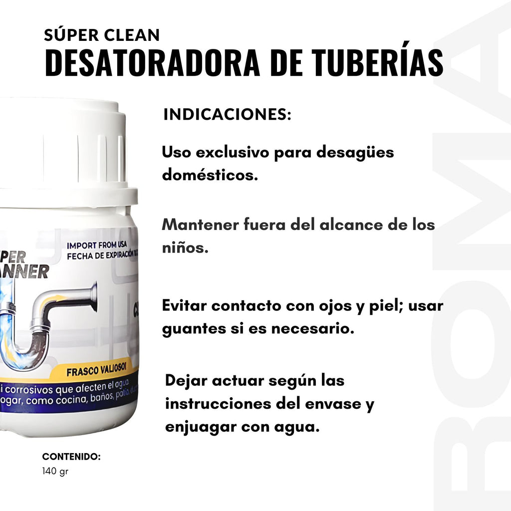 DESATORADOR DE TUBERÍAS