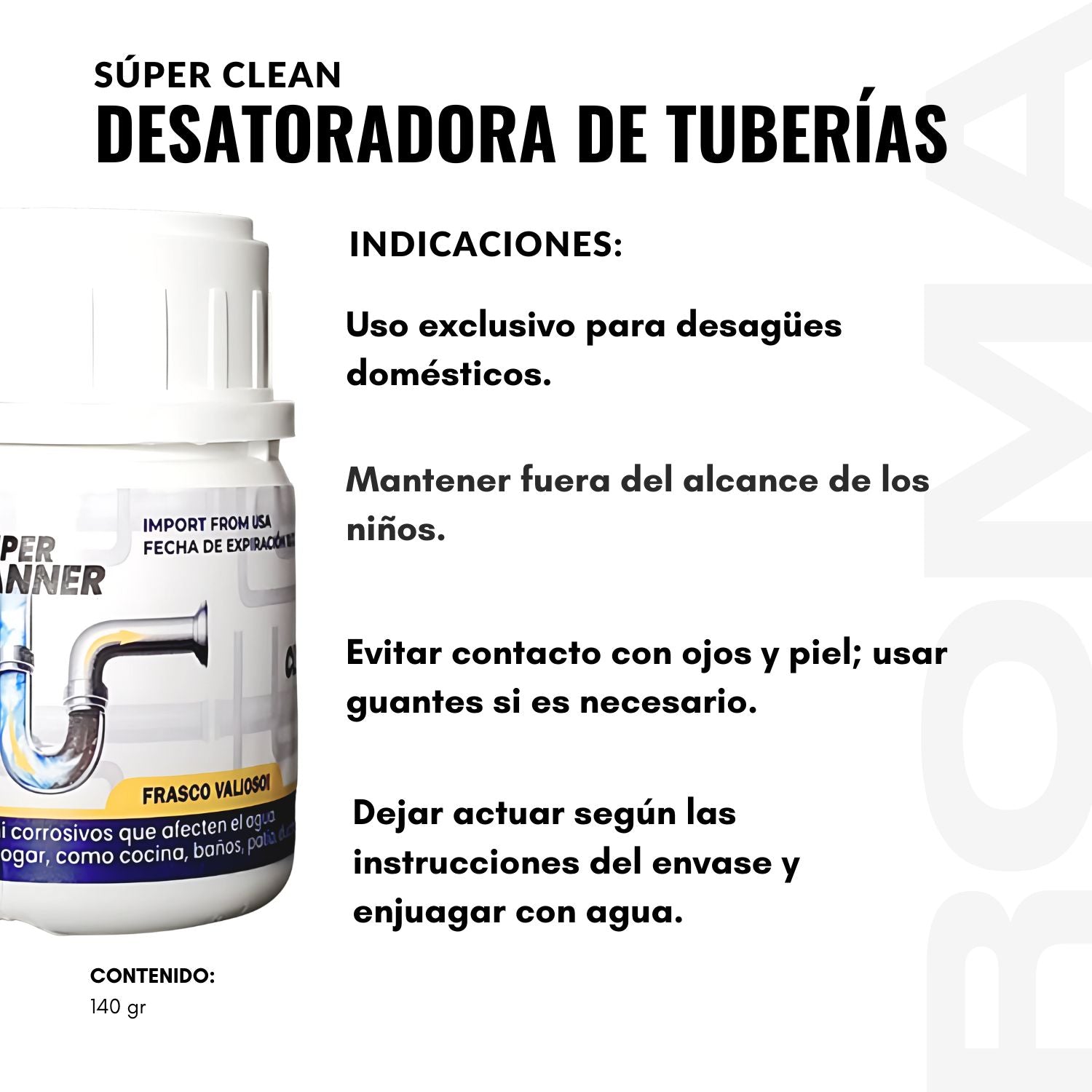 DESATORADOR DE TUBERÍAS