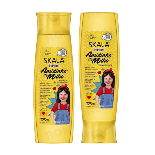 SHAMPOO + ACONDICIONADOR AMIDINHO DE MILHO SKALA EXPERT 325ML