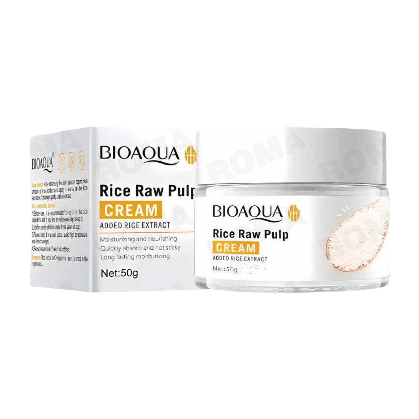 CREMA ACLARANTE DE ARROZ BIOAQUA 50G